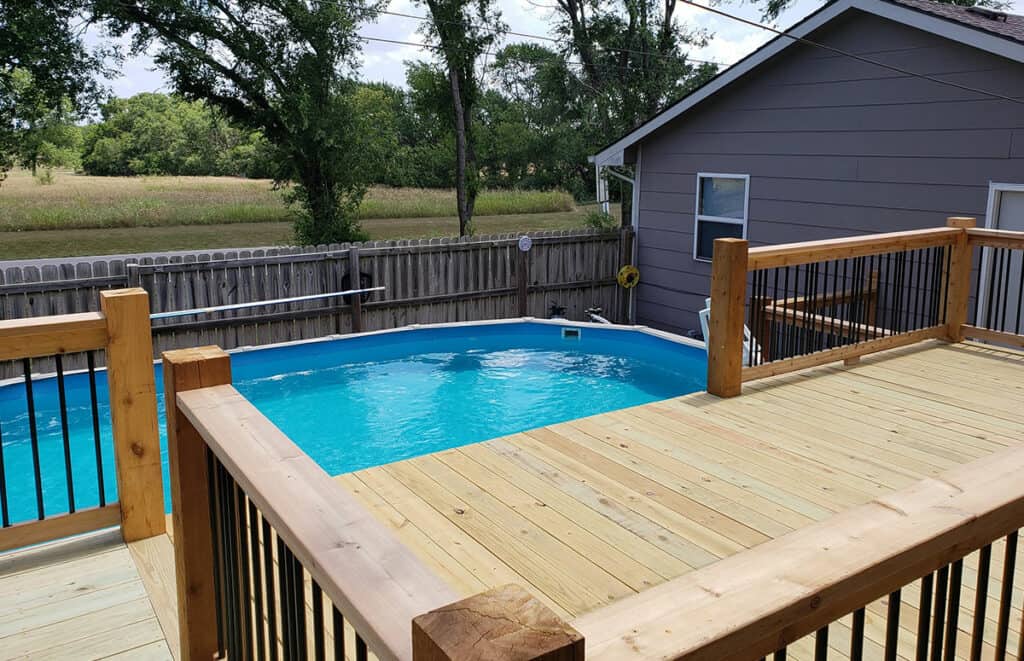 Deck Maintenance 101 - Cover or store away any furniture or other surfaces you may want protected from the sun and elements.